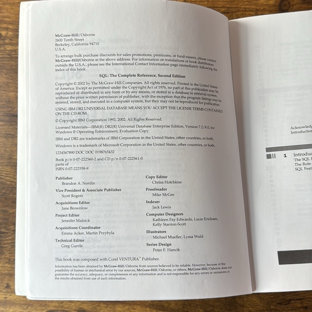 The Complete Reference SQL Second Edition Book - Picture 4 of 8